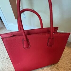 Brooks Brothers Red Fleece Collection Red Leather Purse like new